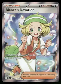 Bianca's Devotion 197/162 Ultra Rare Holo NM Pokemon SV05: Temporal Forces - Image 1