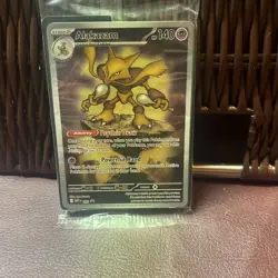 Pokemon TCG Alakazam MEP 009 Mega Evolution Black Star Promo Sealed - Image 1