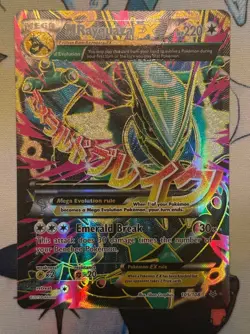 Pokemon TCG M Rayquaza EX 105/108 Full Art Ultra Rare - XY Roaring Skies NM - Image 1