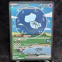 Paldean Fates Bubble Mew EX English SIR 232/091 Pokemon TCG 2024 USGMEN Illus - Image 1
