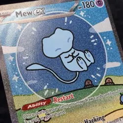 Paldean Fates Bubble Mew EX English SIR 232/091 Pokemon TCG 2024 USGMEN Illus - Image 3