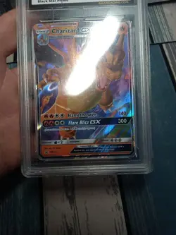 GMA 10 Mint 2019 Pokemon Hidden Fates CHARIZARD GX SM211 Promo CRACKED SLAB! - Image 4