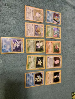 Lot Of 11 Vintage Pokemon Cards Please See Photos And Description - Image 1