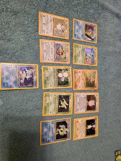 Lot Of 11 Vintage Pokemon Cards Please See Photos And Description - Image 2