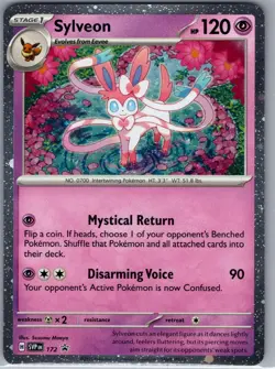 Sylveon - (Cosmos Holo) SVP 172 Holo Scarlet & Violet Promo - Pokemon Card - NM - Image 1