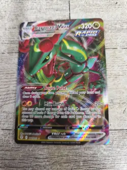 2021 Pokemon Rayquaza VMAX 111/203 Full Art Ultra Rare - Evolving Skies NM - Image 1