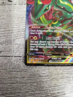 2021 Pokemon Rayquaza VMAX 111/203 Full Art Ultra Rare - Evolving Skies NM - Image 4
