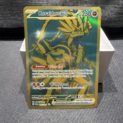 Koraidon ex 245/091 Paldean Fates Hyper Rare Full Art Pokemon - Image 1
