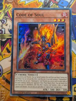 Code of Soul LEDE-EN099 Super Rare 1st Edition YuGiOh TCG Card - Image 1