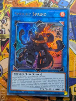 Spright Sprind BLTR-EN095 Ultra Rare 1st Edition YuGiOh TCG Card - Image 1