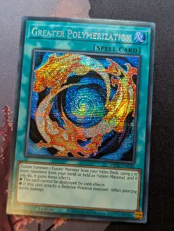 Greater Polymerization MP22-EN050 Secret Rare 1st Edition YuGiOh TCG Card - Image 1