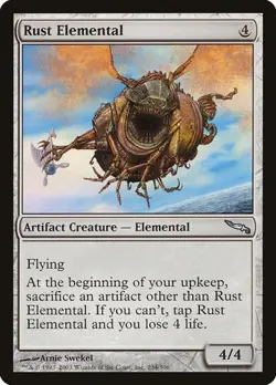 1x Rust Elemental NM Eng MTG - Mirrodin - Image 1