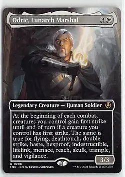 MTG Innistrad Remastered Non Foil Borderless Rare #298 MP Odric, Lunarch Marshal - Image 1