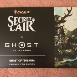 MTG Secret Lair x Ghost of Tsushima *RAINBOW FOIL* NEW/SEALED - Image 4