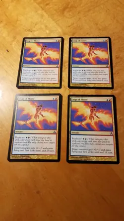 4 Leap of Flame - Magic the Gathering MTG Guildpact x4 4x Playset - Image 1