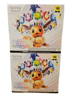 2 Pokemon TCG Prismatic Evolutions Elite Trainer Box (ETB) - Factory Sealed - Image 1