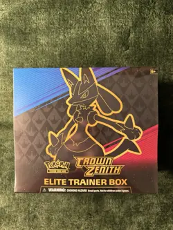 Pokemon Crown Zenith Zenit der Konige Elite Trainer Box ETB Englisch NEU & OVP! 820650851476 - Image 1