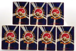 Misty's Tears 1998 Gym Heroes Banned EX-LP Japanese Pokemon Card Set of7 - Image 3