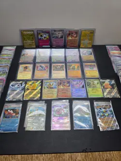 90+ Pokemon Card Lot Prismatic Master Set Starter Kit All Foil READ DESCRIPTION - Image 2