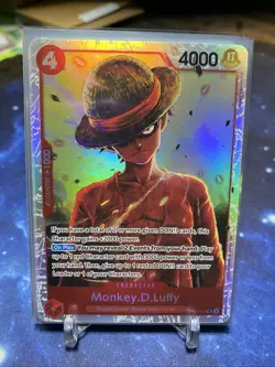 One Piece Monkey D. Luffy Card Game OP12-015 SR Legacy of the Master - Image 1