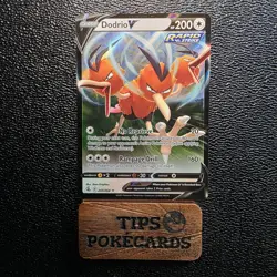 Pokemon TCG Dodrio v Fusion Strike Holo Ultra Rare Card 201/264 Swsh08 - Image 1