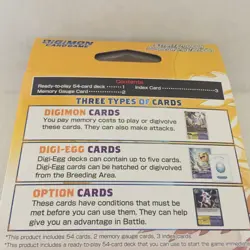 New Digimon Card Game Starter Deck Parallel World Tactician Hanger - 54 Total Ca - Image 3