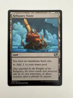 Reliquary Tower MTG Magic the Gathering Card NM Near Mint C14 - Image 1