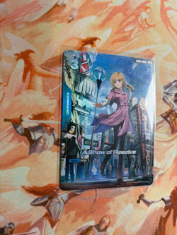 Gundam Card Game Newtype Rising A Show Of Resolve GD01-100 U+ Holo Foil NM - Image 3