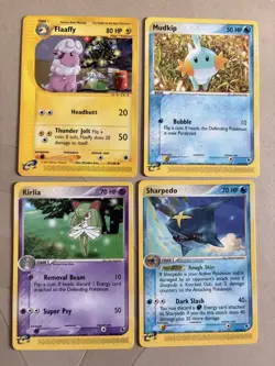 Pokemon e-Reader Cards Lot - 4 English Cards - Pokemon TCG - Image 1