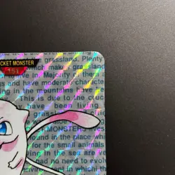 Mew Red Prism Holo No.151 Pokemon Carddass Card 1996 From Japan - Image 3