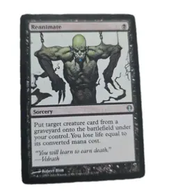 MTG Reanimate Tempest Magic the Gathering Card NM Condition - Image 1