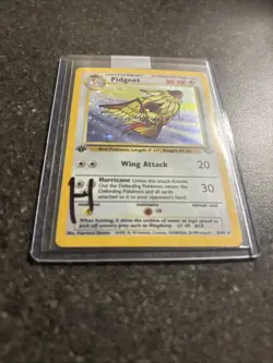 Pokemon Pidgeot Holo Rare TCG Card 8/64 First Edition - Image 1