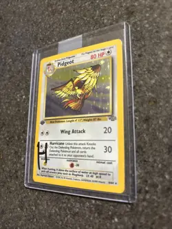 Pokemon Pidgeot Holo Rare TCG Card 8/64 First Edition - Image 4