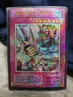 Rare Metal Knight Funny Yugioh Card Prismatic Secret Rare Joke Meme Bad 2006 - Image 1