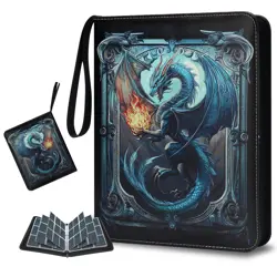 900 Pockets Card Binder, Trading Card Album with 50 Sleeves, Zipper, Organizer - Image 1