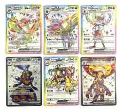 Pokemon Full Art Tera ex Bundle: Lot Of 6 (FREE ADDITIONAL CARDS) - Image 1
