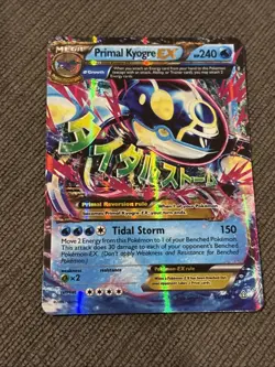 Primal Kyogre EX MEGA (55/160) - Primal Clash Holo Rare 2014 Pokemon Card - Image 1