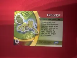 Pokemon Card - Treecko #79 - Advanced Challenge - Topps - Image 2