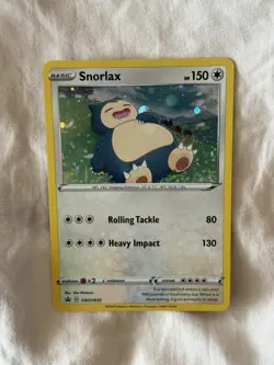 Snorlax SWSH032 Holo Promo Sword & Shield Promo Pokemon Card - Image 3