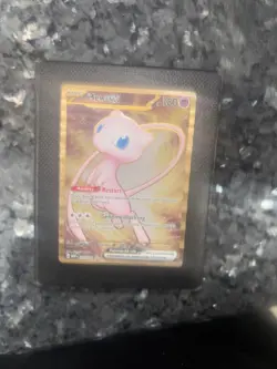 Pokemon TCG Mew EX Metal Gold NM 205/165 Scarlet & Violet 151 Promo Card - Image 1