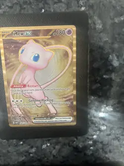 Pokemon TCG Mew EX Metal Gold NM 205/165 Scarlet & Violet 151 Promo Card - Image 4