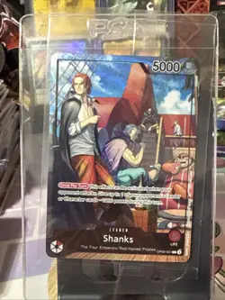 One Piece Shanks Leader Promo Card PSA Magazine Exclusive OP09-001 Sealed - Image 1
