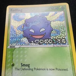 Koffing Ex Deoxys 62/107 Reverse Holo Vintage Pokemon Card - NM - Image 5