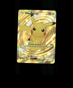 FAN-ART READ DESCRIPTION BELOW HOLO Pikachu Card Pikachu Pokemon Card p1 - Image 1