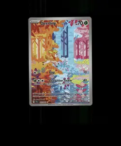 FAN-ART READ DESCRIPTION BELOW HOLO Deerling Card Deerling Pokemon Card p2 - Image 1