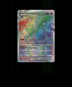 Fan-Art READ DESCRIPTION BELOW HOLO Charizard Card Charizard Pokemon Card p3 - Image 1