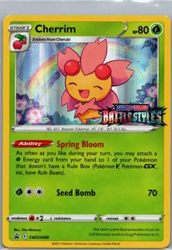 Cherrim - (Prerelease) Promo SWSH: Sword & Shield Promo Cards SWSH088 NM - Image 1