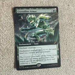 1x - Crystalline Armor - Extended Art #204 - Avatar: Eternal - NM MTG - Image 1