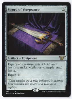 Sword of Vengeance R Commander: Kamigawa: Neon Dynasty 164 NM - Image 1