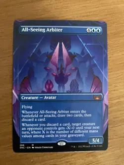 All-Seeing Arbiter (286) Borderless Streets of New Capenna x1 1x SNC MTG Magic - Image 1